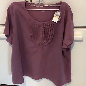 Woman’s size xxl light purple cotton top